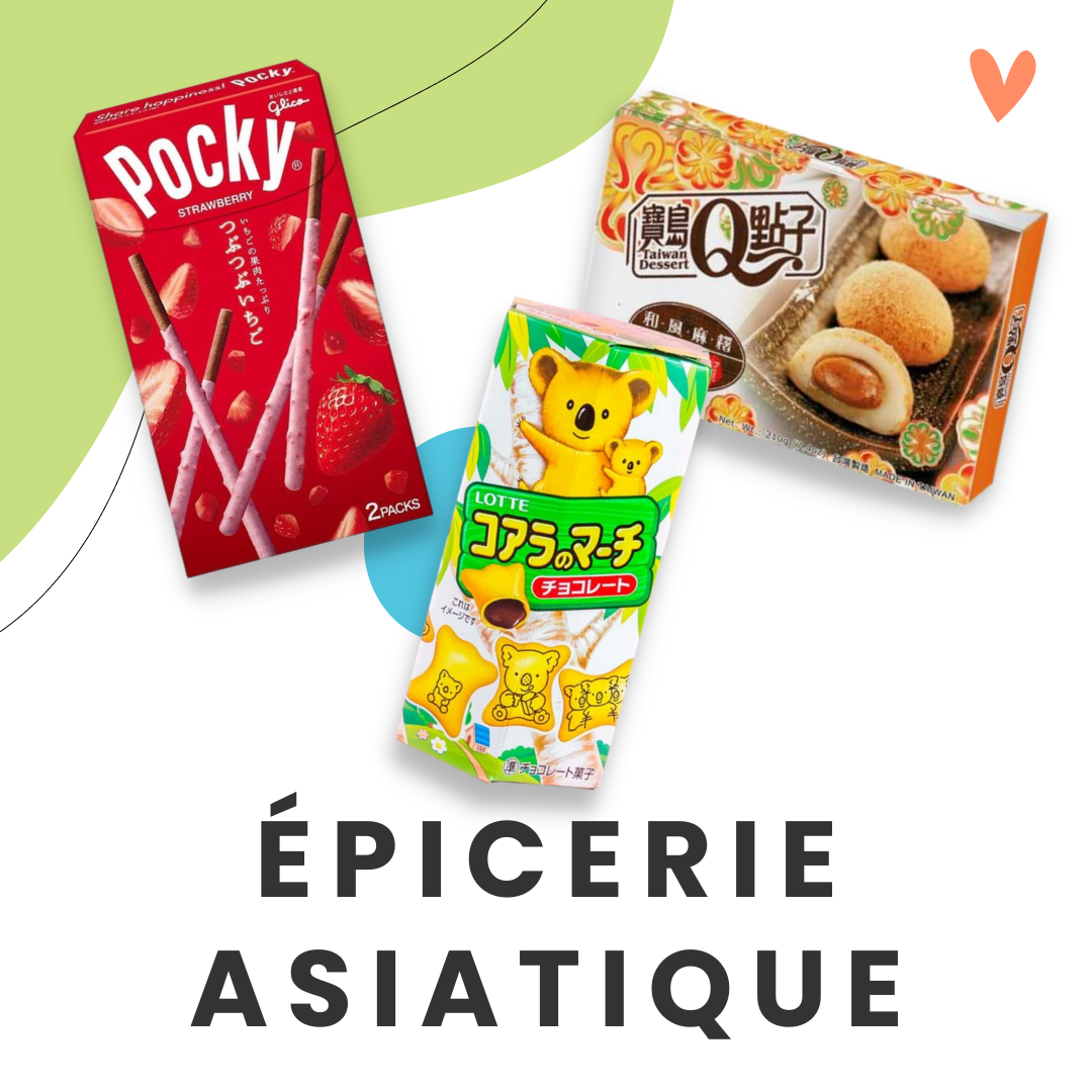 Épicerie asiatique sucrée