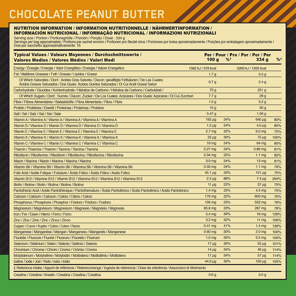 Optimum Nutrition Serious Mass - 2730g