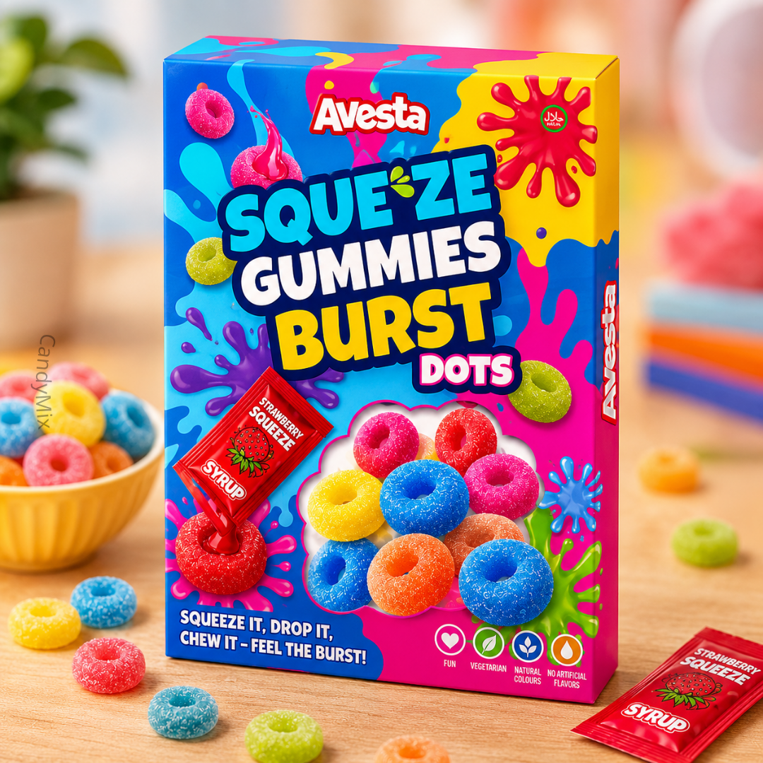 Avesta Squeze Gummies Burst Dots