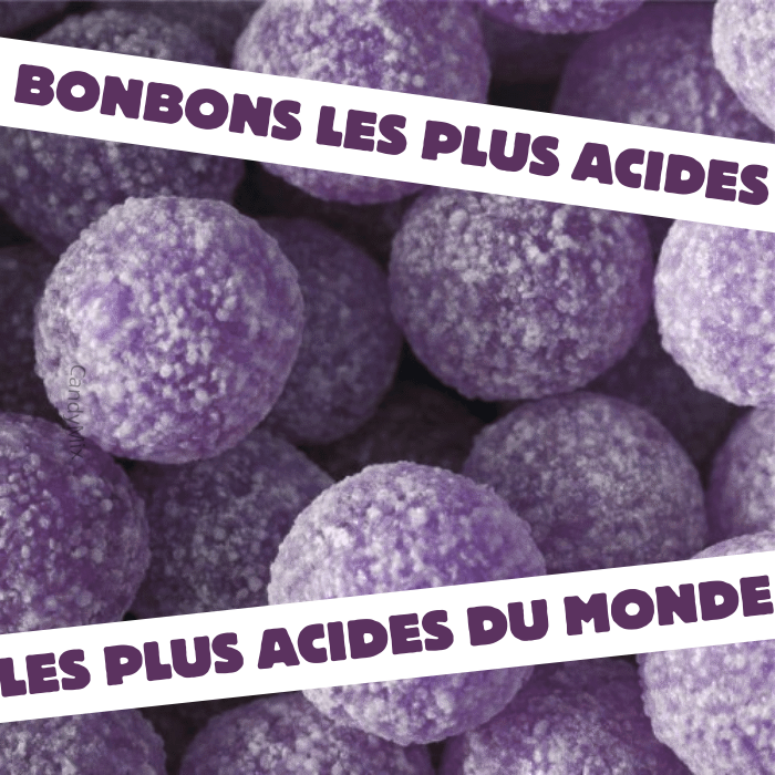 ✨Boules Vicious Violets (50g) - Barnett's - Bonbons les plus acides du monde