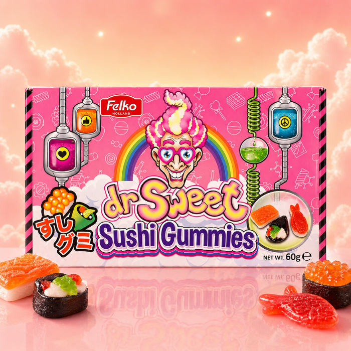 Image de bonbon en forme de sushi