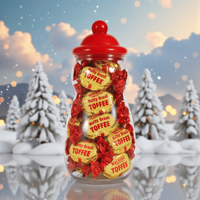 Bonbonnière Bonhomme de Neige Walkers Nutty Brazil