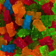 Bonbons sans sucre oursons transparents
