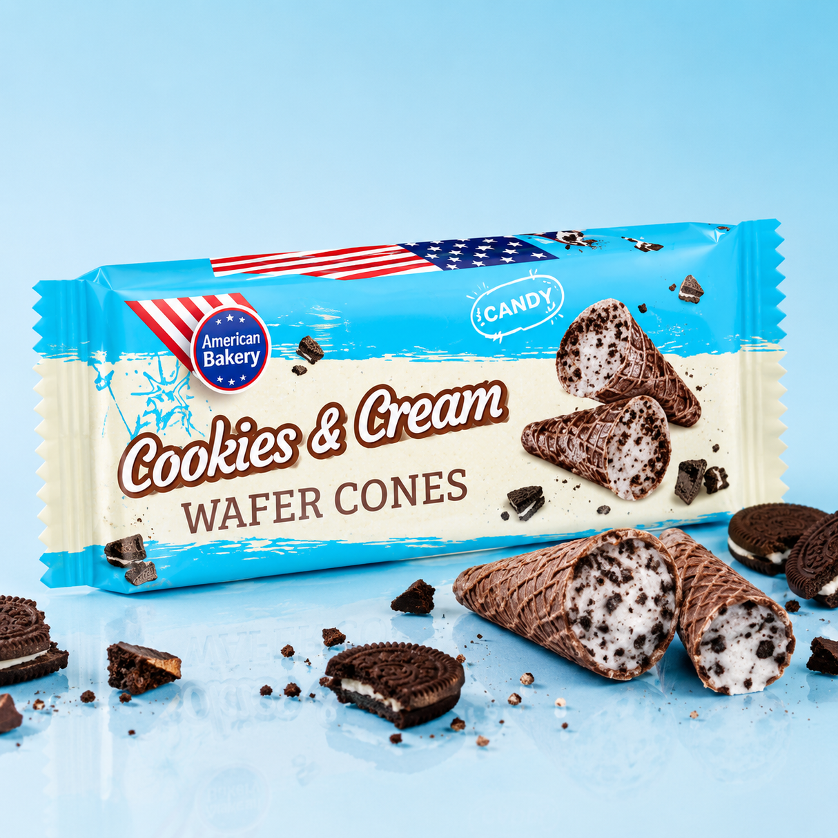 Cookie & cream cône