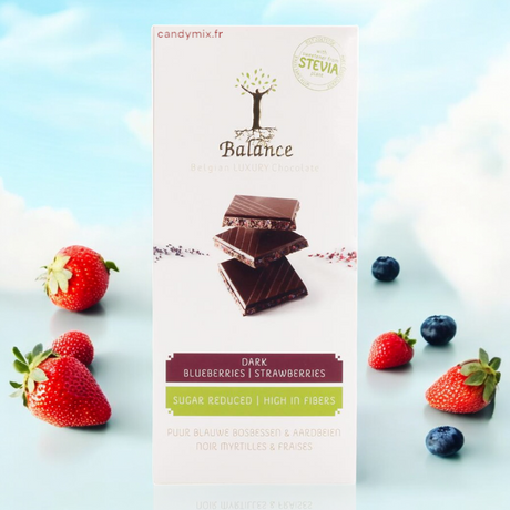 image de tablette de chocolat aux fruits sans sucre