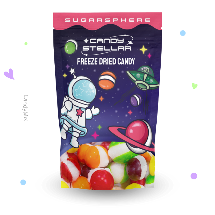CandyStellar Sudarsphere (frutas de Skittles) - Candy congelado