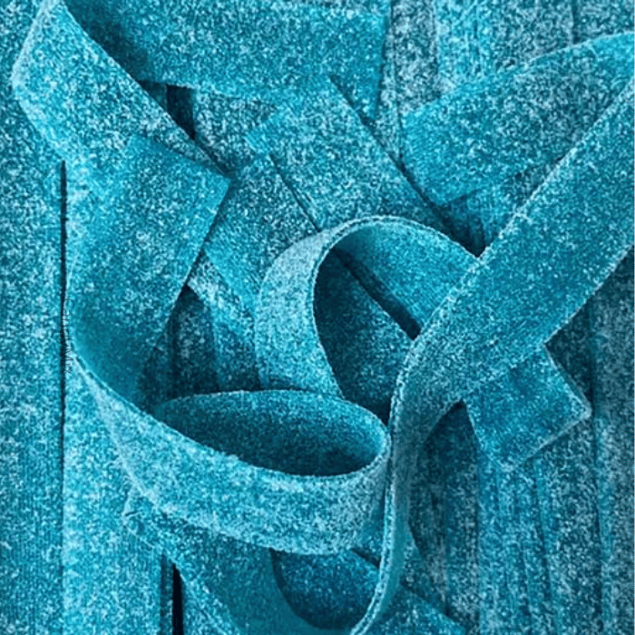 Bandeau bleu framboise