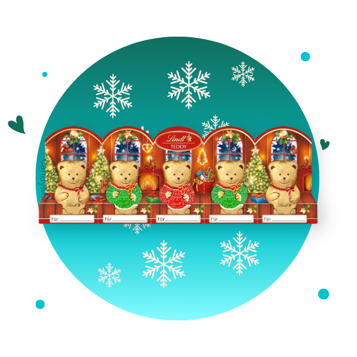Lindt Mini Teddy X5