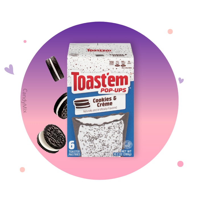Toast'em Pop-Ups Frosted Cookies & Cream