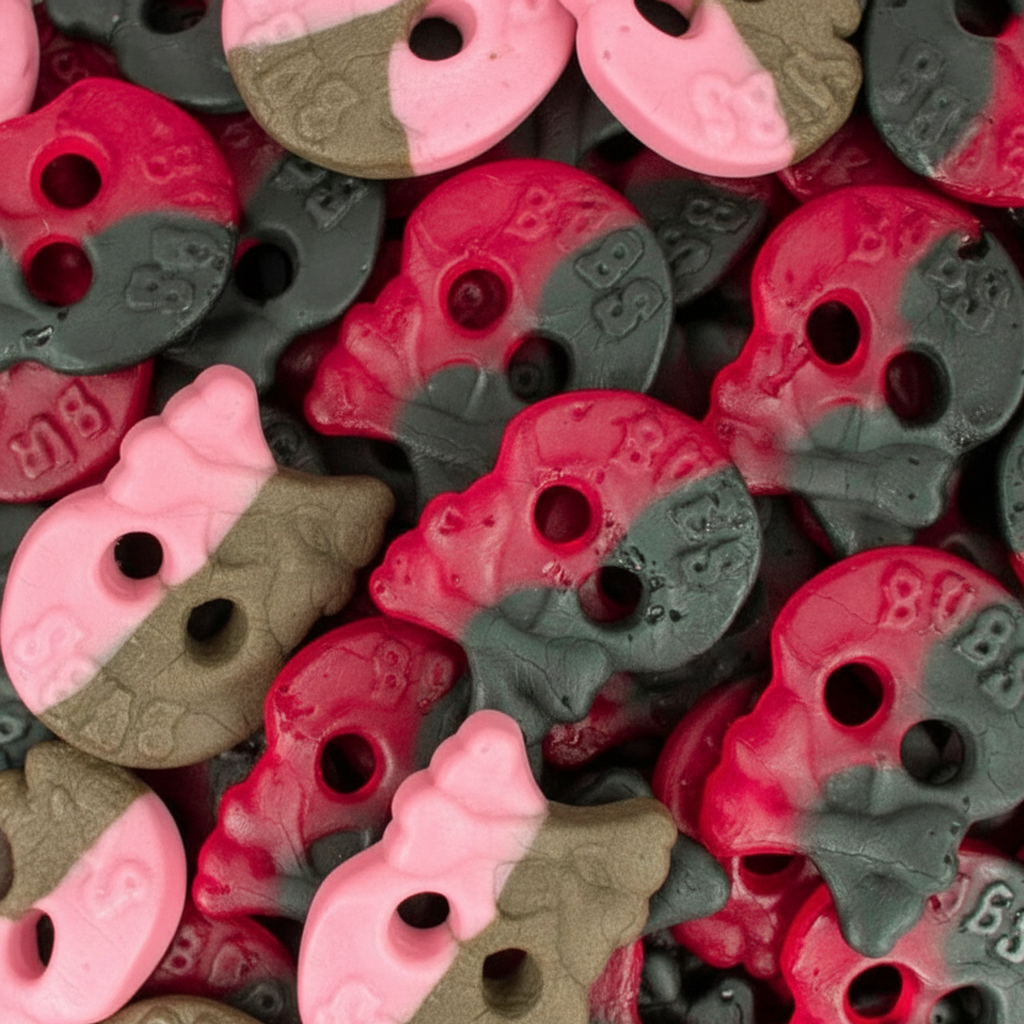 Mischung aus "Bubs" -Konbonbonbons - Schwedische Süßigkeiten - 1 kg