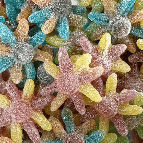 image de bonbons acides en forme de poulpes
