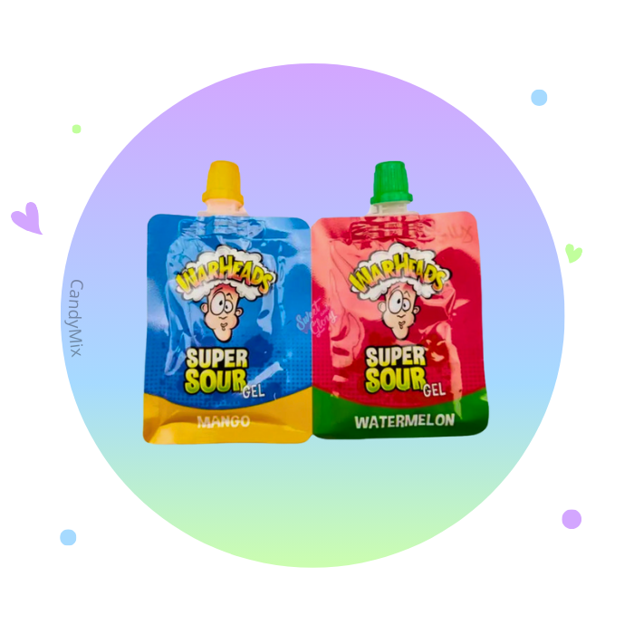 Warheads - gel súper agrio (mango/sandía)