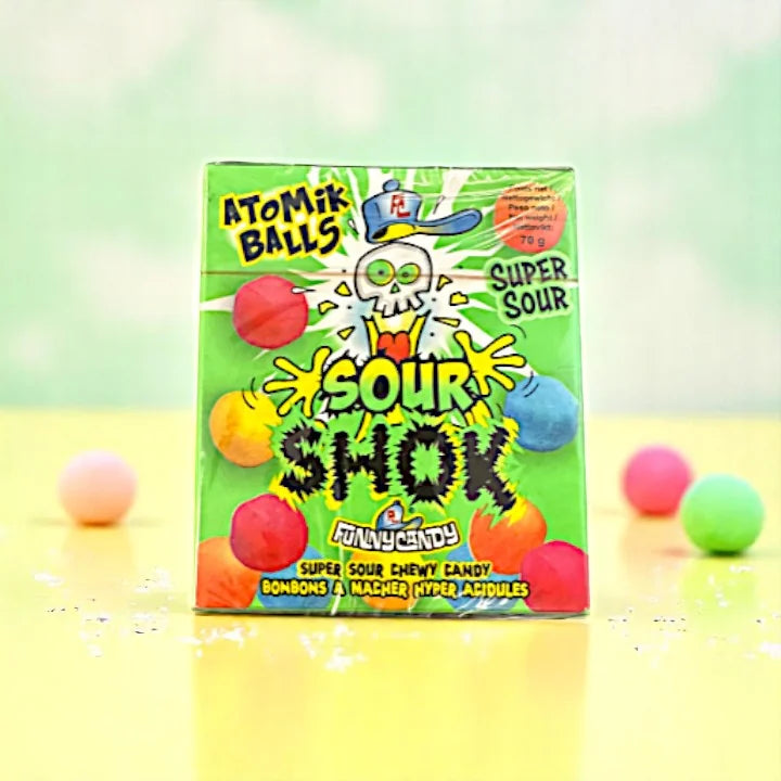 Sour Shok Atomik Balls - Funny Candy