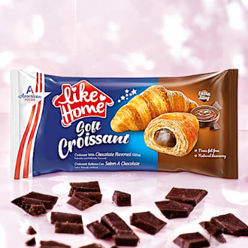 Como el chocolate de croissant suave en casa