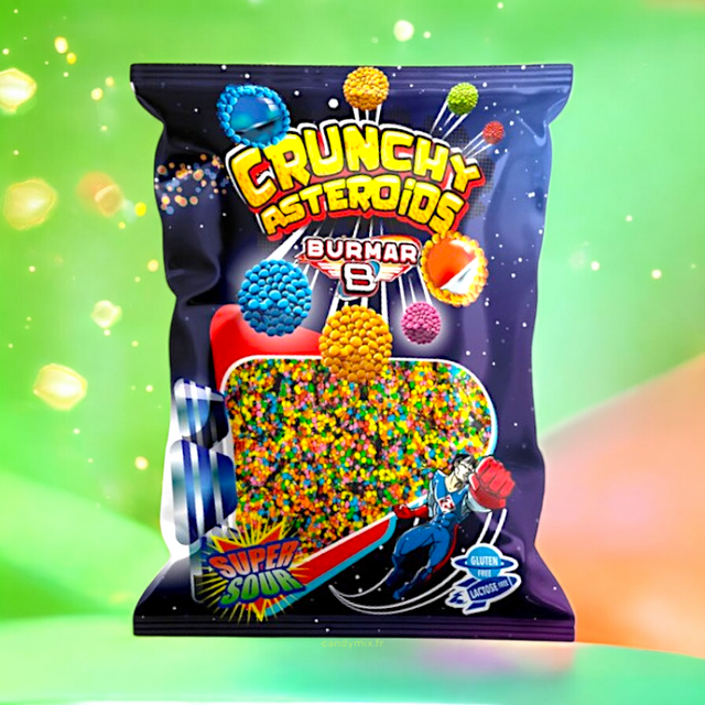 Crunchy Asteroids Super Sour Burmar