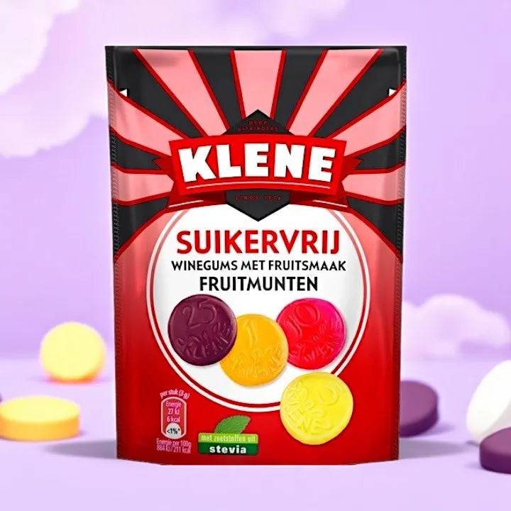 Klene Fruitmunten - Bonbon sans sucre