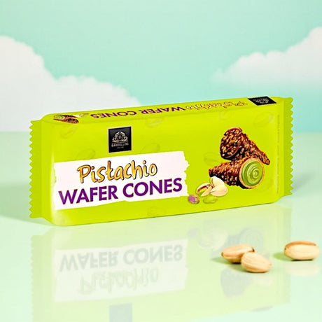 Pistachio Wafer Cones - Bardollini