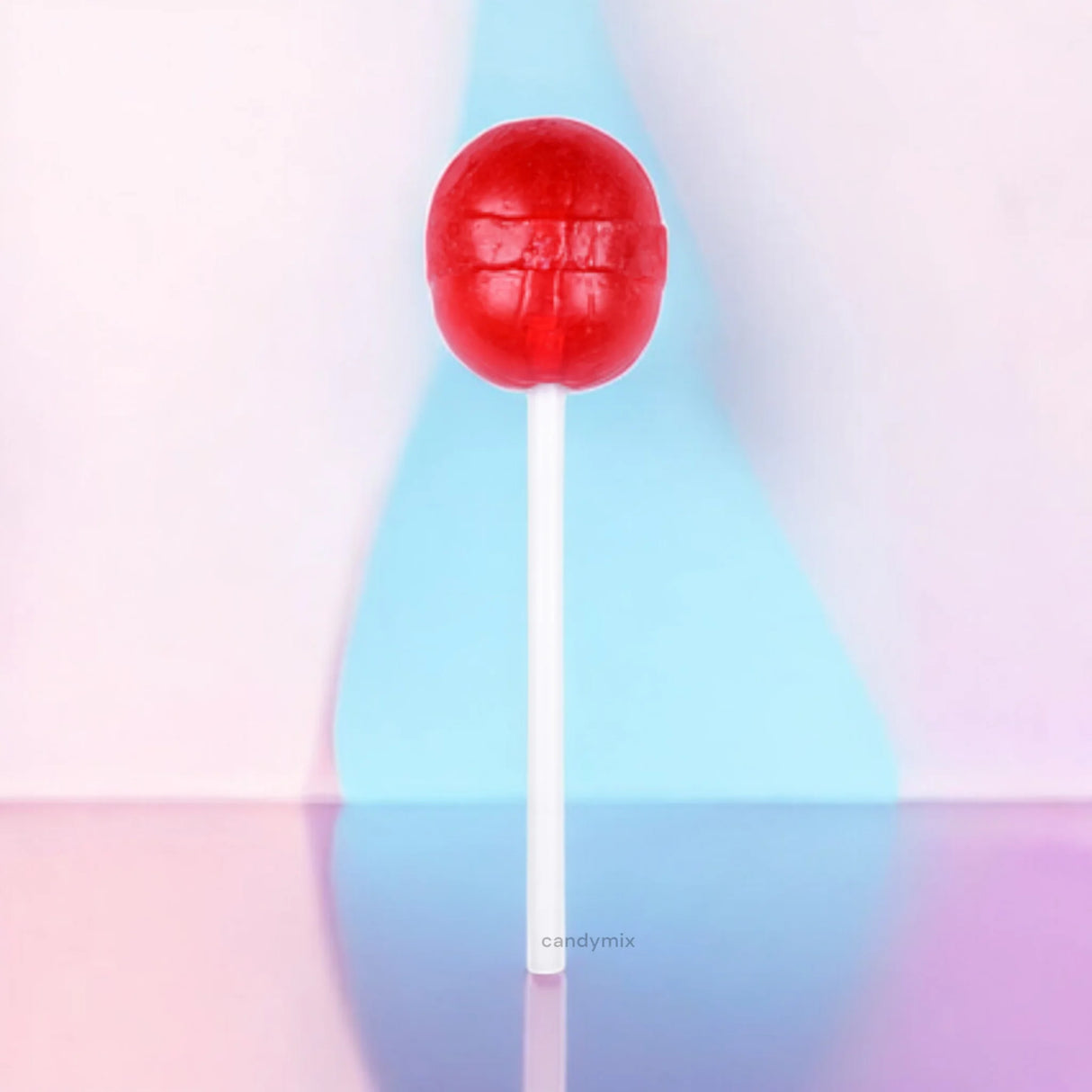 Sucette rouge sans sucre
