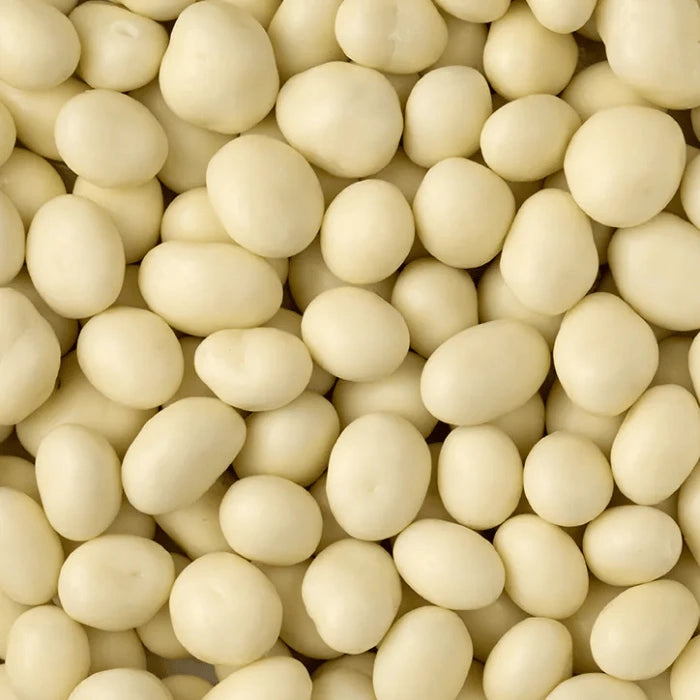 raisin enrobé de chocolat blanc