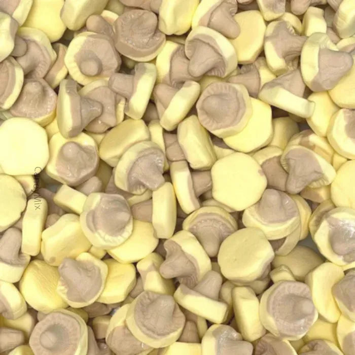 🍬 Champignons Banane-Caramel Franssons - bonbon suédois