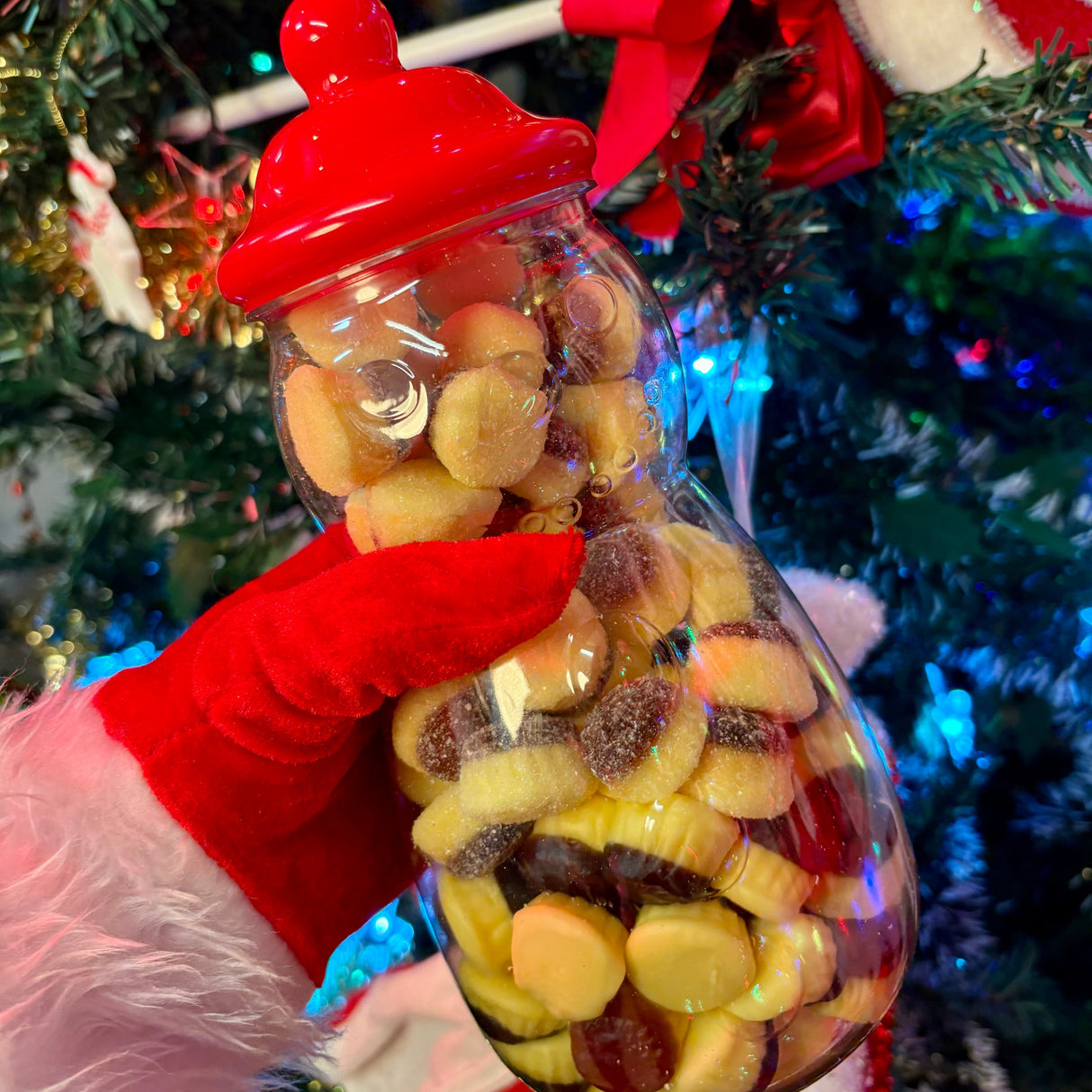 Bonbonnière Bonhomme de Neige Bonbons Flans