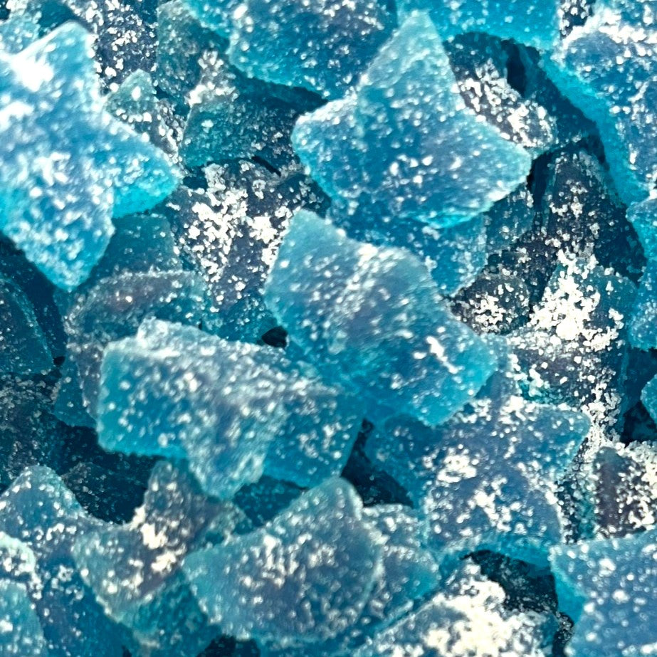 🌟✨ Etoiles bleues enrobées - Bonbons sans sucre (100g) - Minimelis