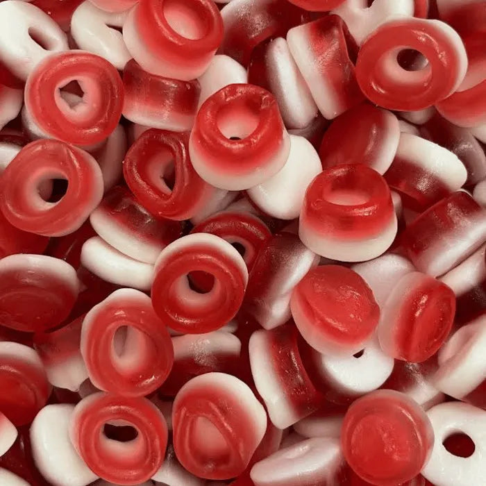 Minis Anneaux Cerise (100g) - 7 Jelly Sticks