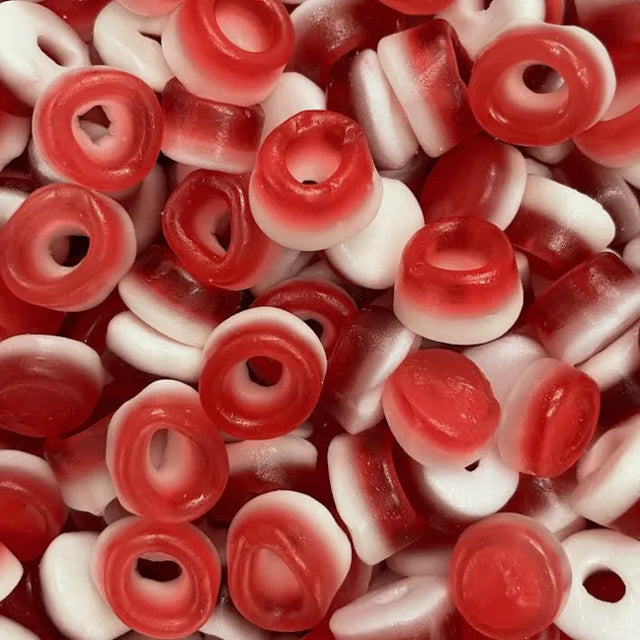 Minis Anneaux Cerise (100g) - 7 Jelly Sticks
