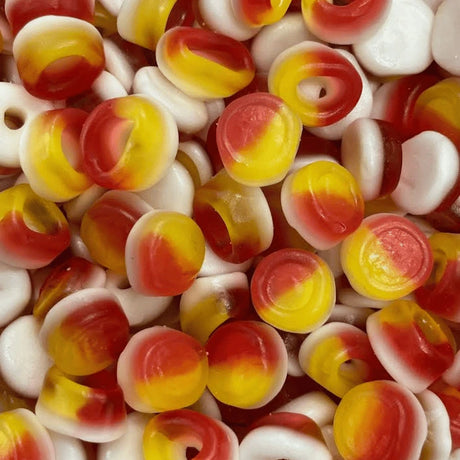 Minis Anneaux Pêche (100g) - 7 Jelly Sticks