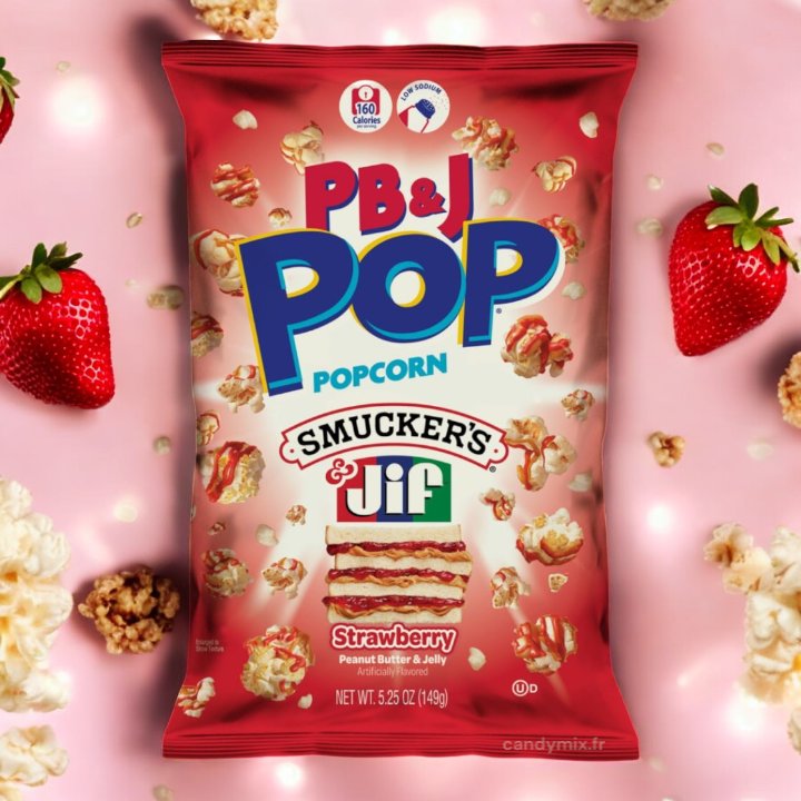 PB & J Pop - Jelly de Strawberry y mantequilla de maní