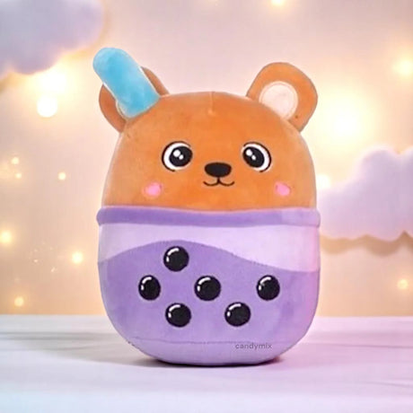 Peluche Bubble Tea Animal Ourson 17cm