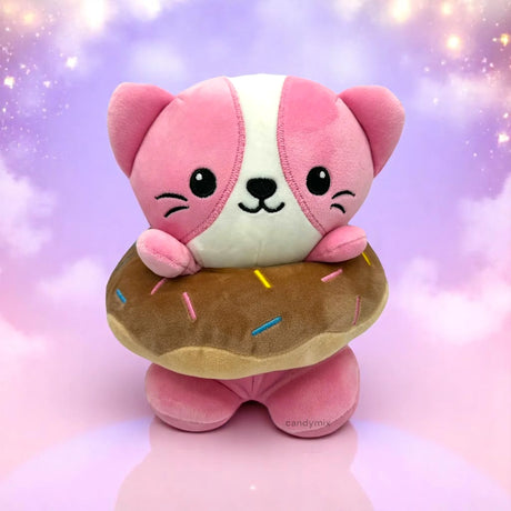 Peluche Donut Animal Chat 19cm
