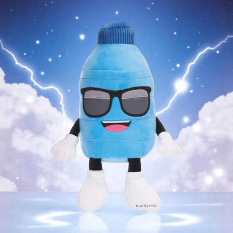 Peluche Energy Drink Bleu 36cm