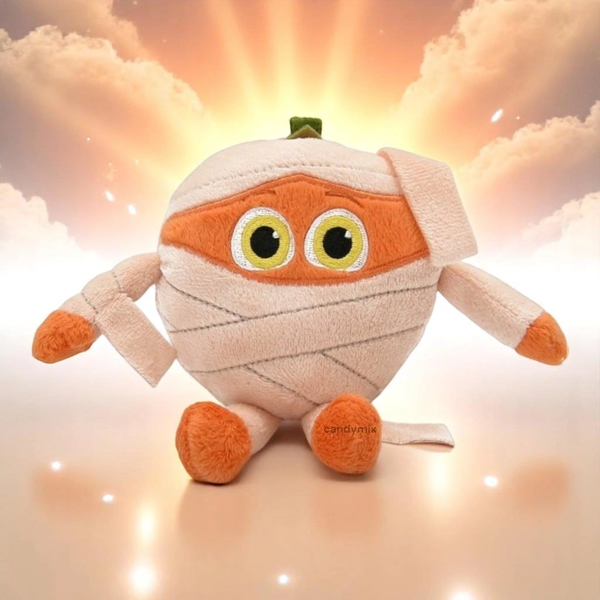 Peluche maman orange 18cm