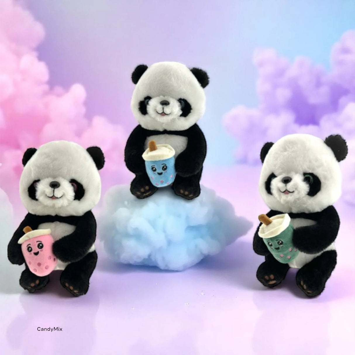 Panda Bubble Tea Plüsch 25 cm