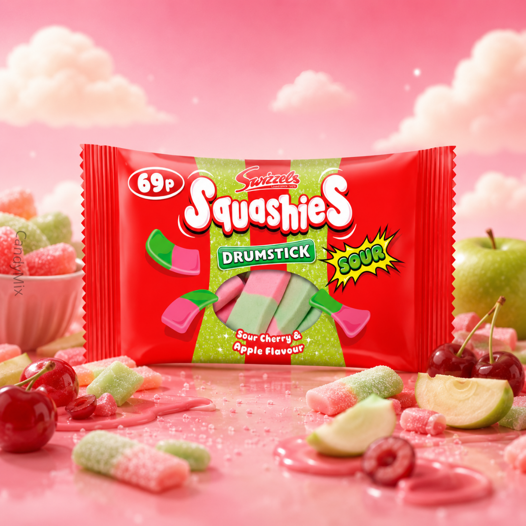 Swizzels Squashies Drumstick - Sour Cherry & Apple