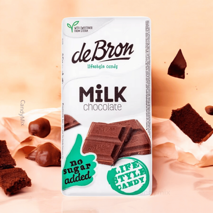 Trümmermilch -Schokoladen -Tablette - ohne Zuckerzucker