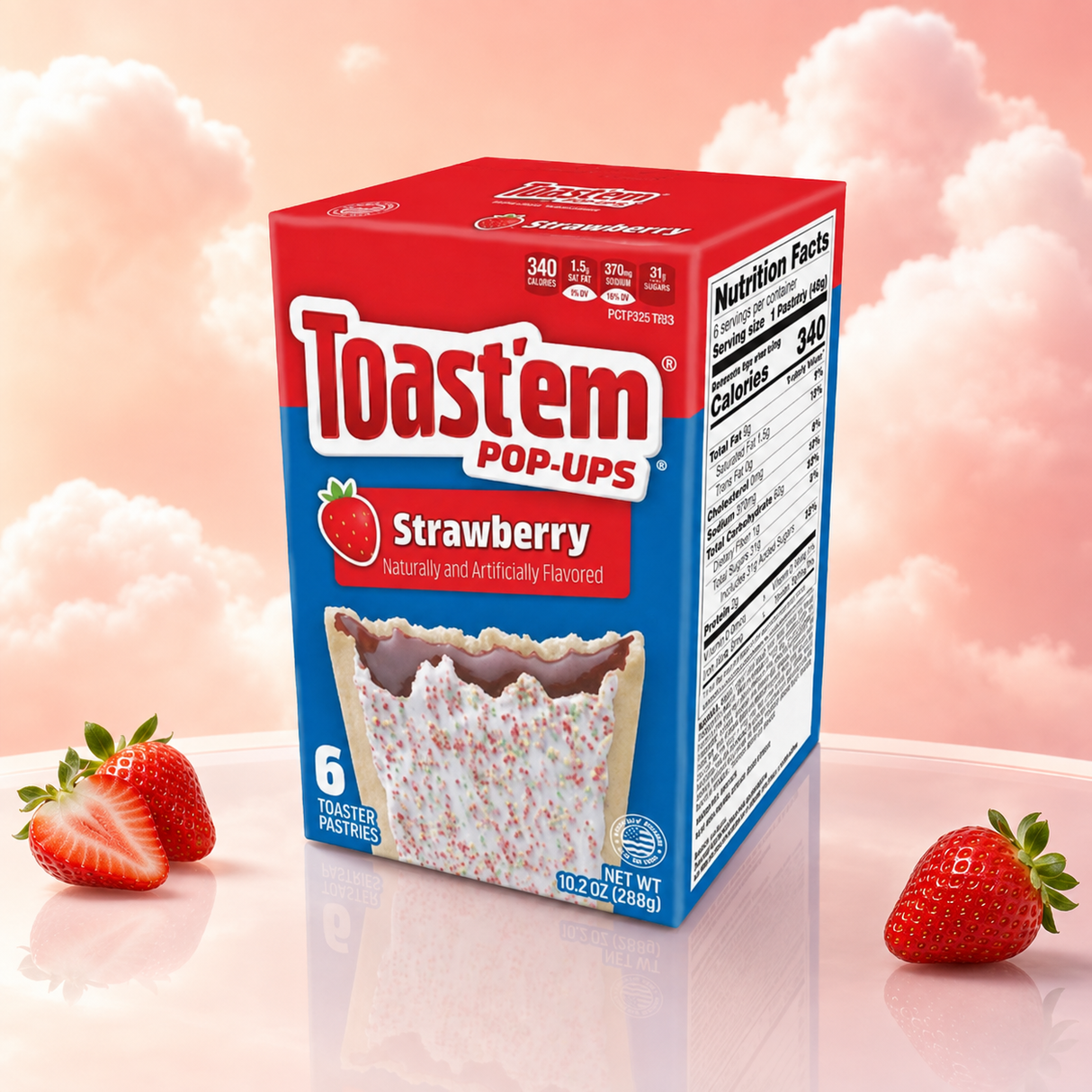 Toast'em Frosted Strawberry 288 g