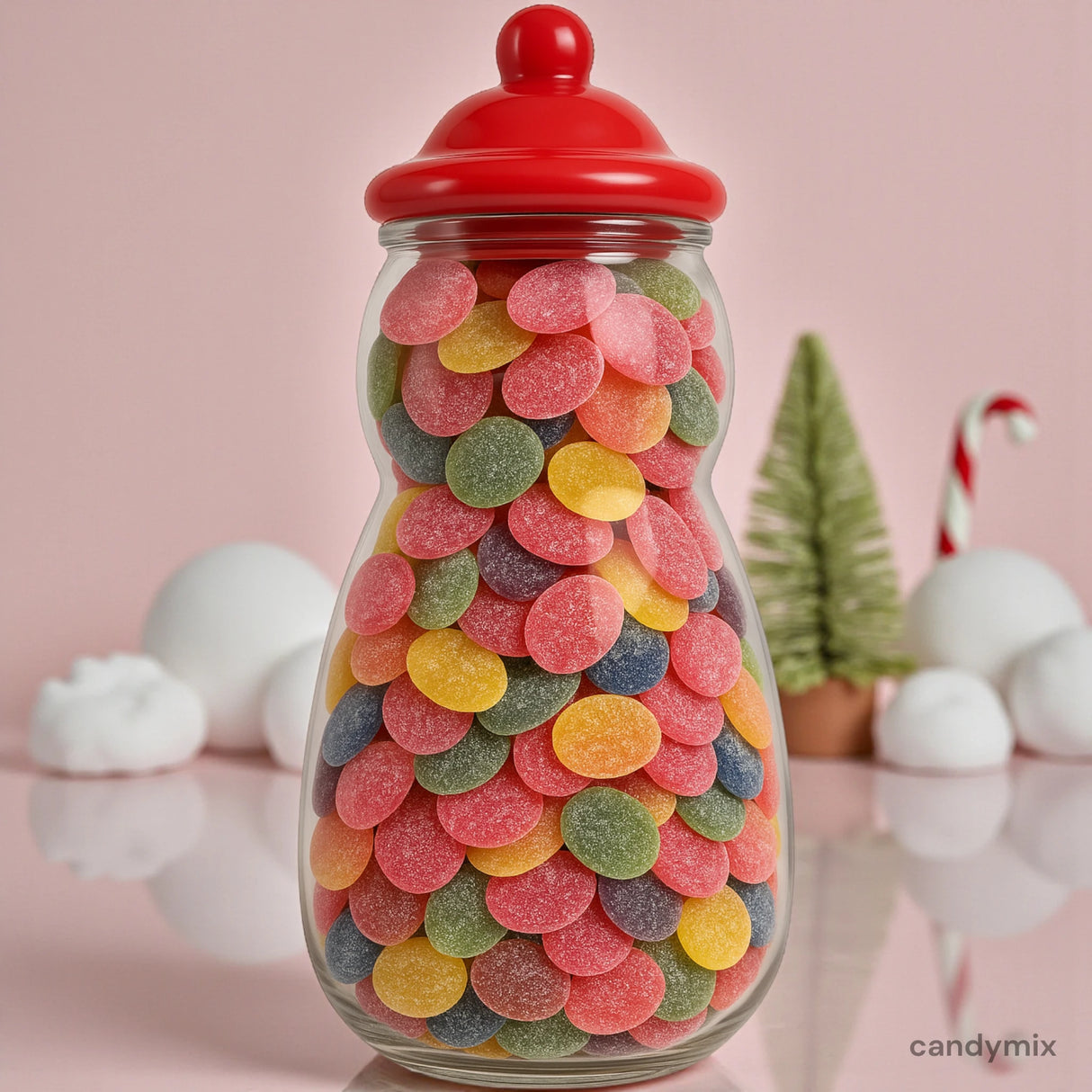 Bonbonnière Bonhomme de Neige S-Marke (Bonbons Suédois)