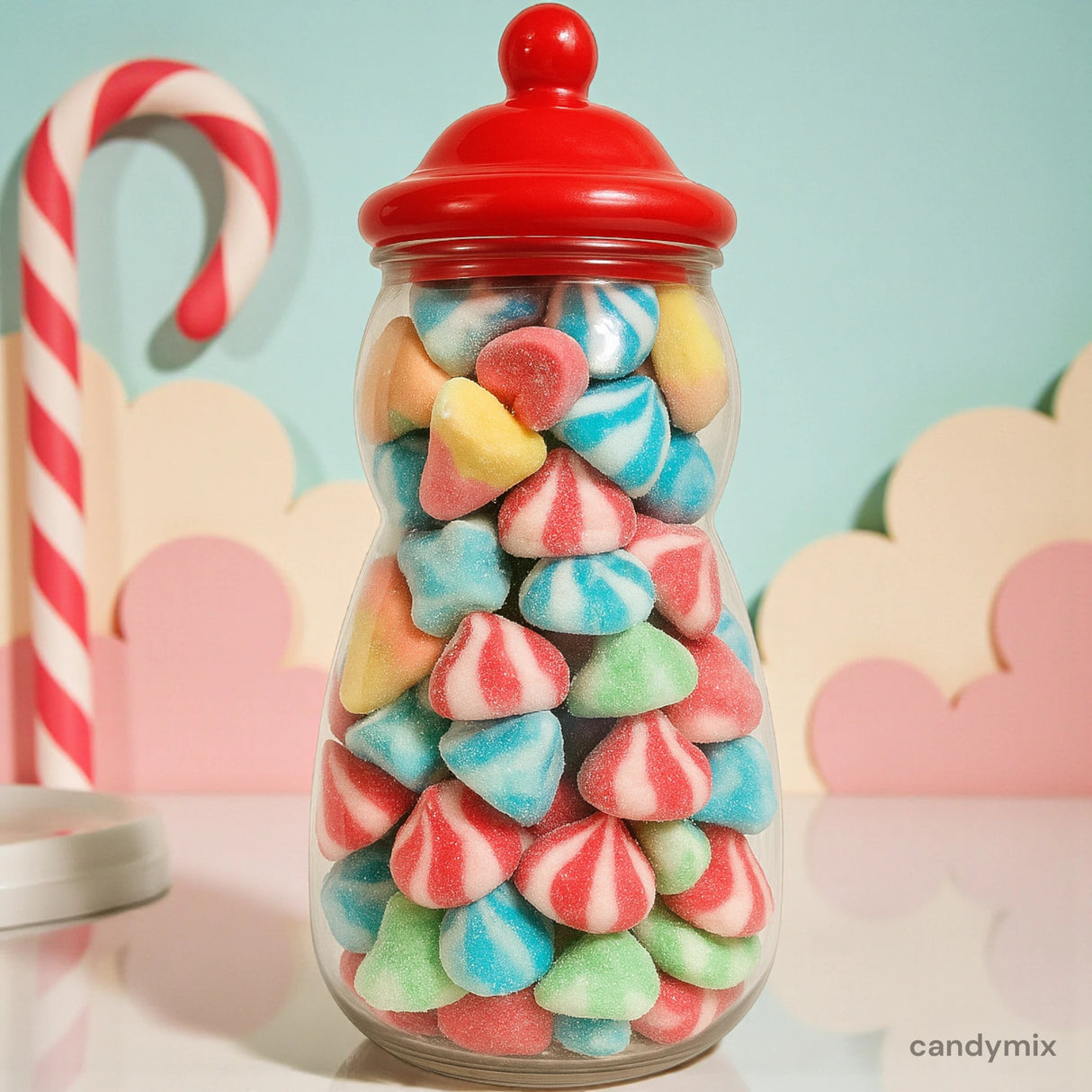 Bonbonnière Bonhomme de Neige Bonbons Twist