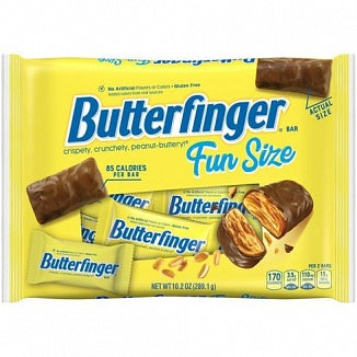 Butterfinger Fun Size 291 g - chocolat américain