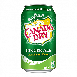 Canada Dry Ginger Ale 355 ml - boisson américaine