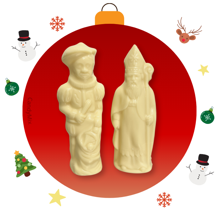 Saint Nicolas und Pater Fouettard (100 g)