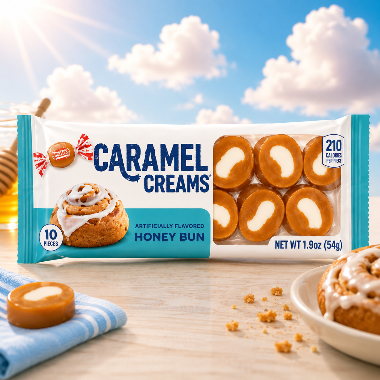 Goetze's Caramel Creams Honey Bun 54 g