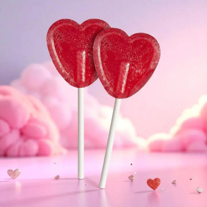Herz Lollipop Caretos - fertiggestellt