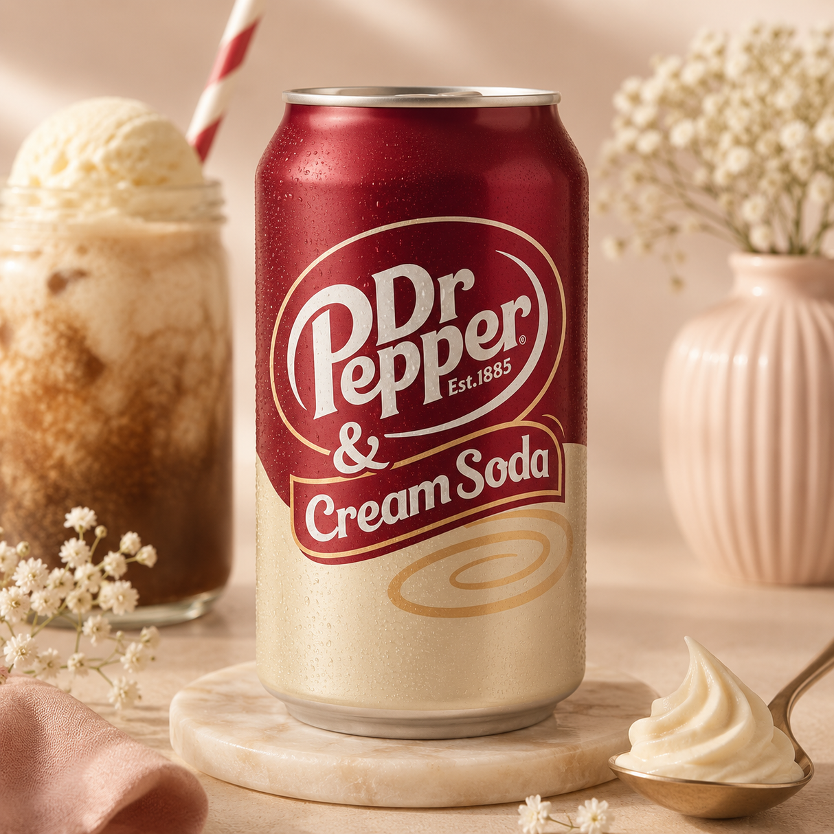 Dr Pepper & Cream Soda 355 ml