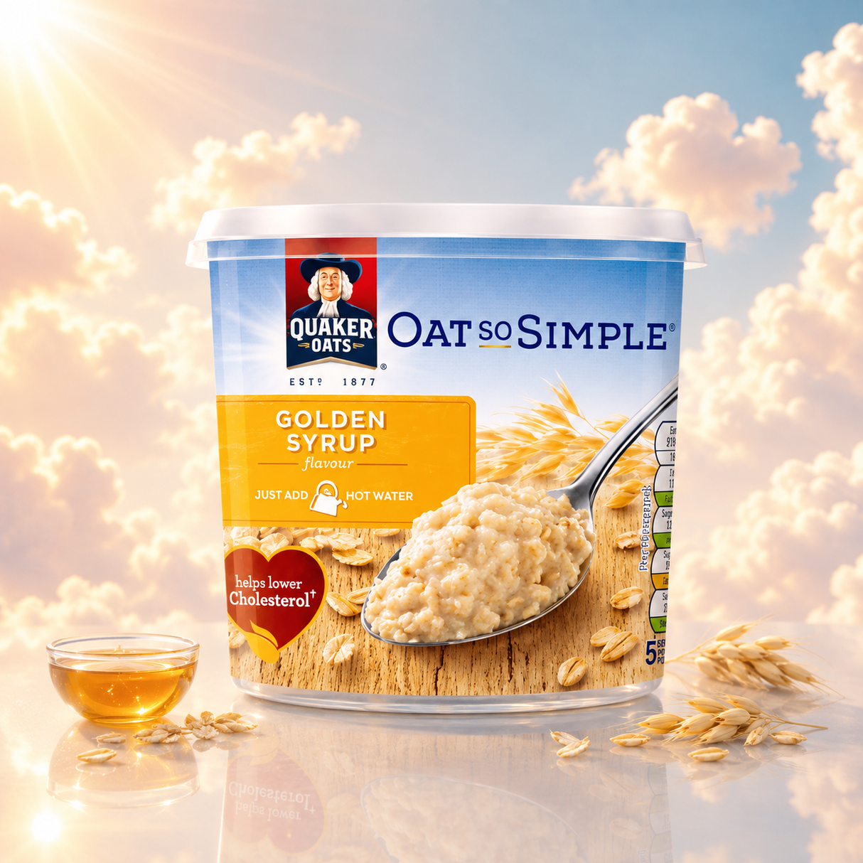 Quaker Oat So Simple Porridge Pot Golden Syrup 50 g