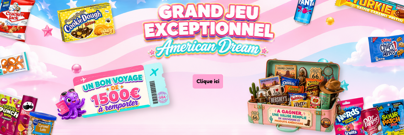 Grand Jeu Exceptionnel American Dream - un bon voyage de 1500 euros a remporter - CandyMix