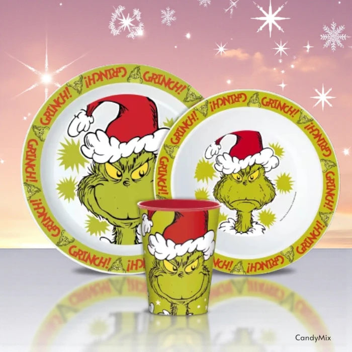 Kit Repas Grinch ( Avec Gobelet)