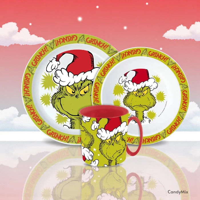 Kit Repas Grinch ( Avec Mug)